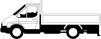 High Vis Solutions logo showing a yellow van with its back doors open.